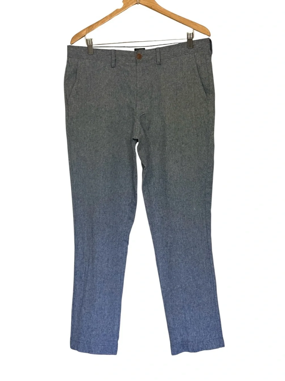 J. Crew The Sutton Light Blue Men's Linen Blend  Pants Size 34